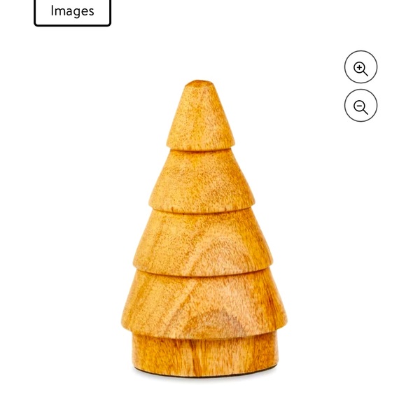 NWT 2 Pack Mango Wooden Decor Trees - Picture 4 of 6